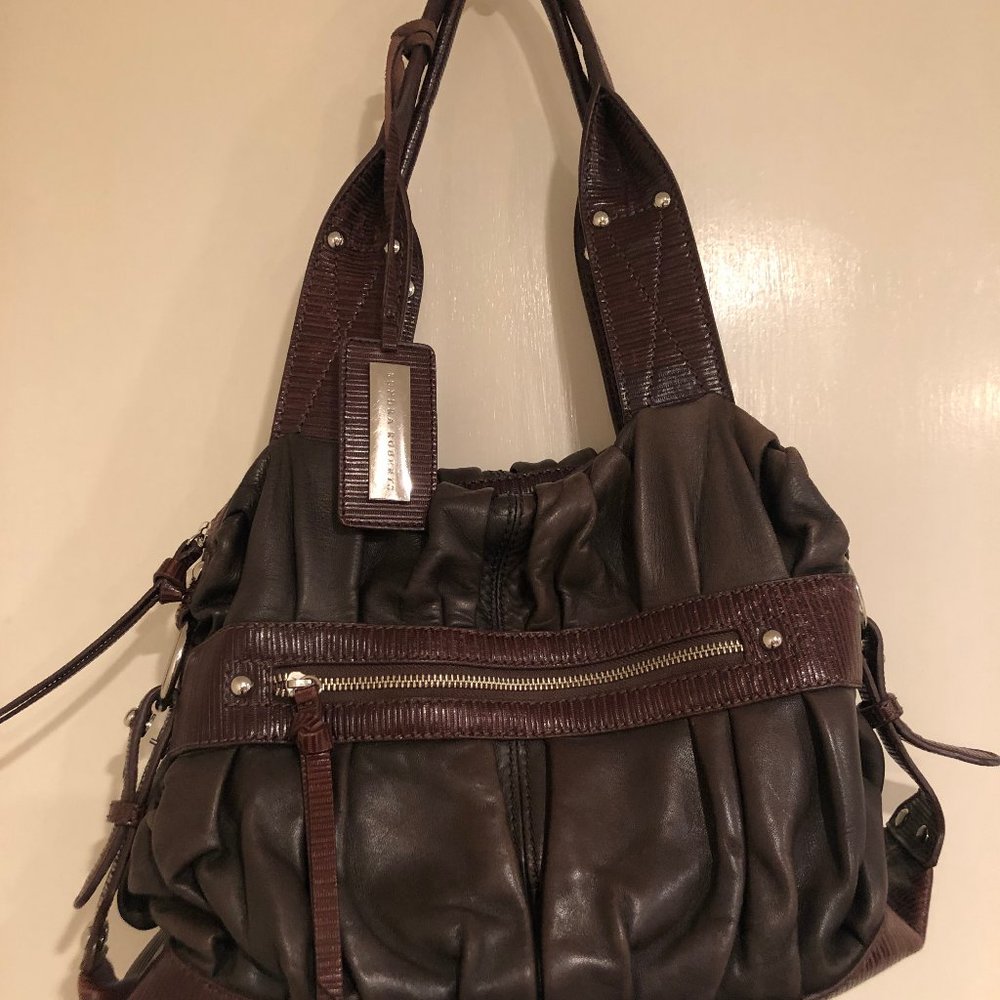 Slouchy Brown Leather Sondra Roberts Purse